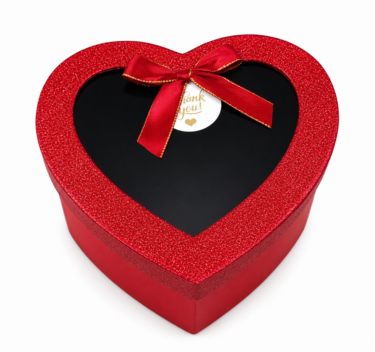 CAJA DE REGALO PREMIUM CORAZON ROJA