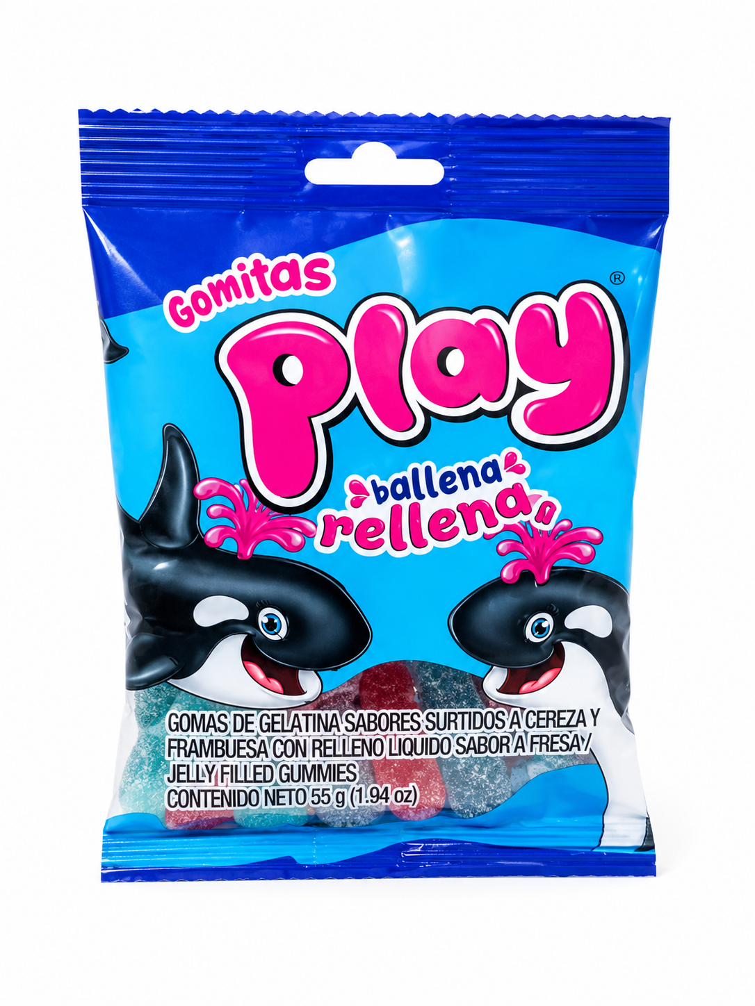 PLAY VALLENAS RELLENAS 55G