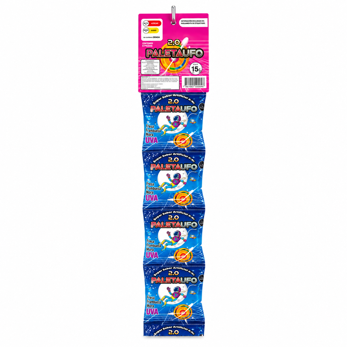 PALETA UFO UVA 18U