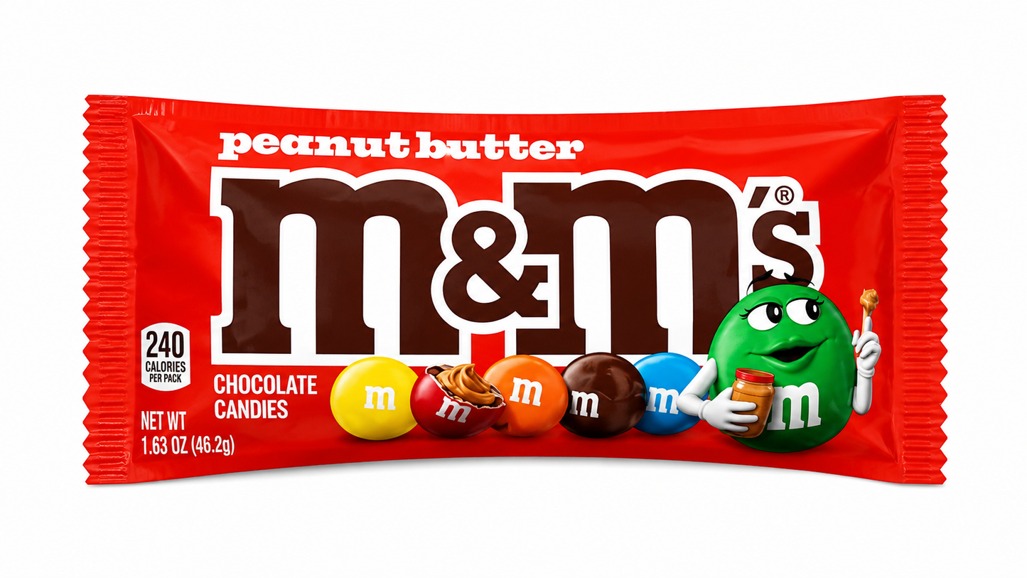 M&M MANTEQUILLA DE MANI CAJA 24U