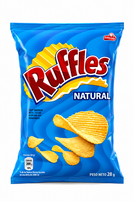 RUFFLES NATURALES 38G