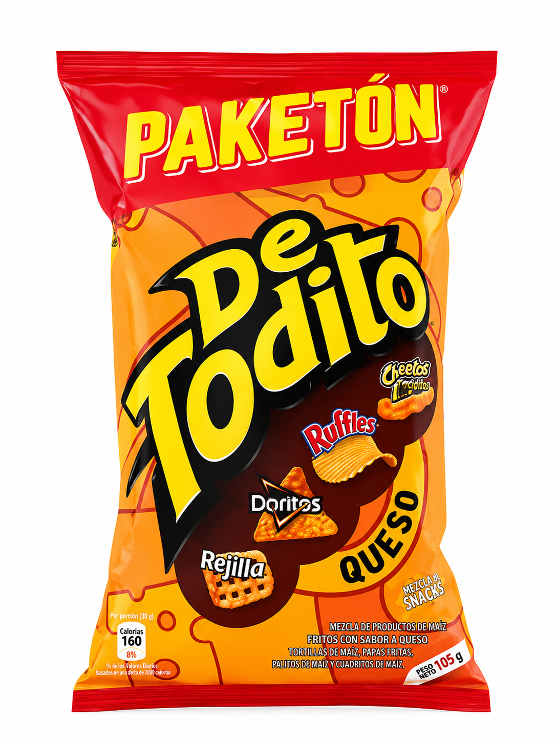 DE TODITO QUESO PAKETON 98G