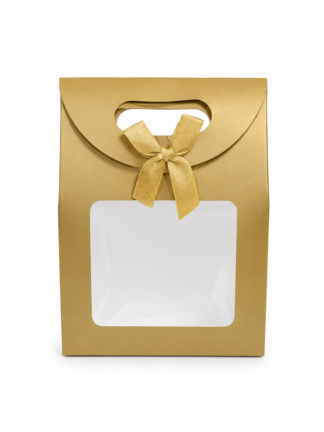 CAJITA DE REGALO CARTERA DORADA