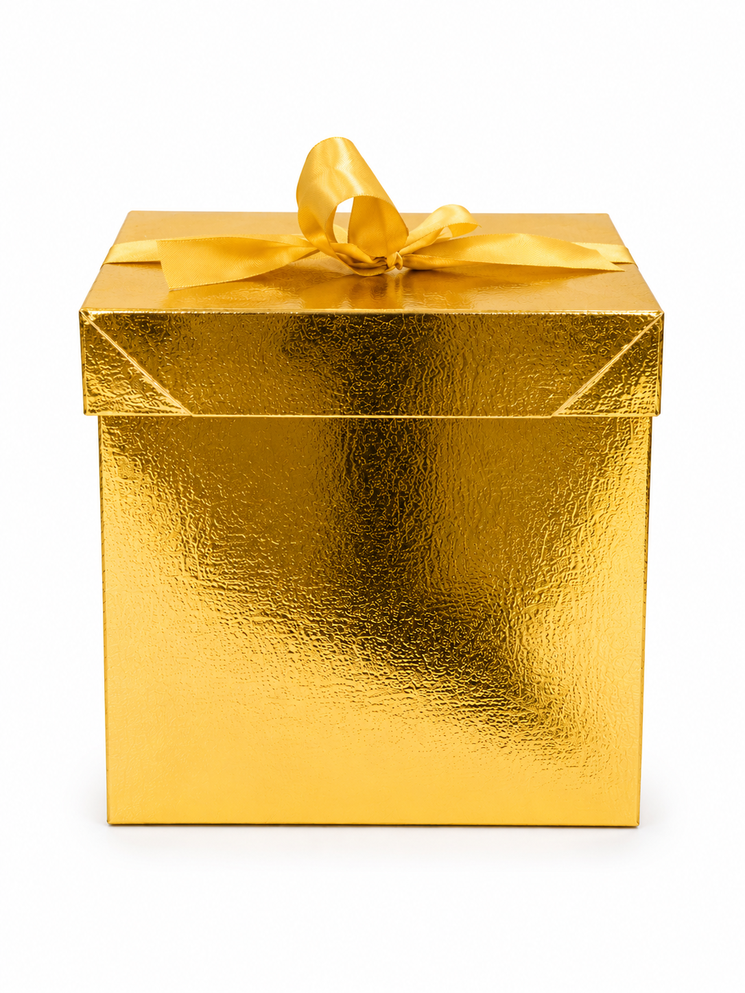 CAJITA DE REGALO BRILLANTE DORADA