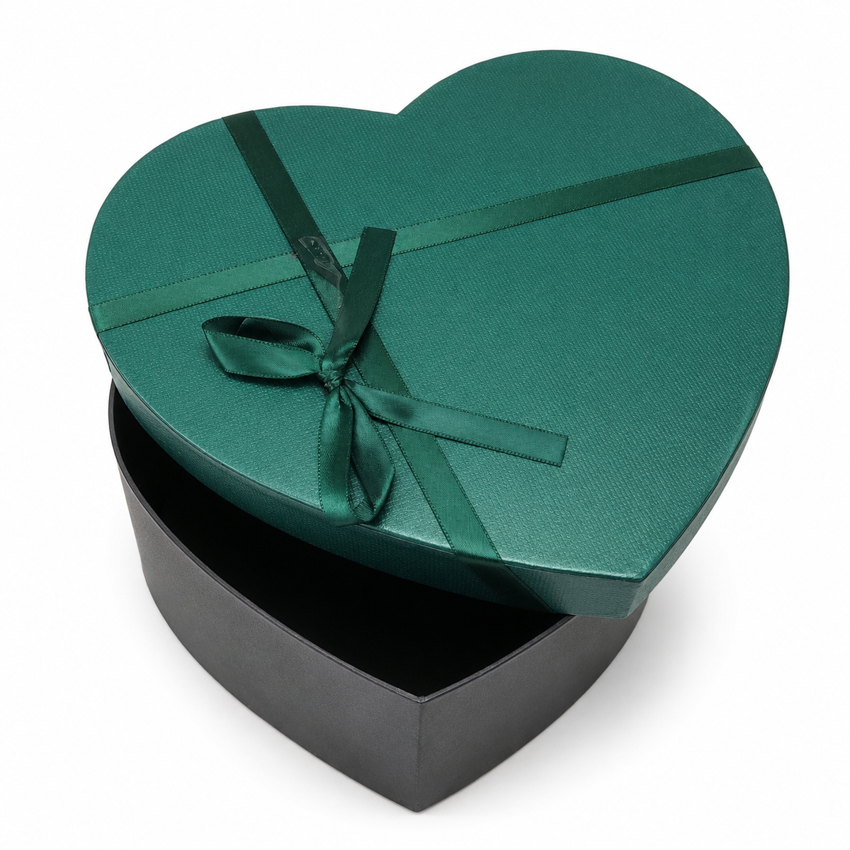 CAJA DE REGALO PREMIUM CORAZON VERDE