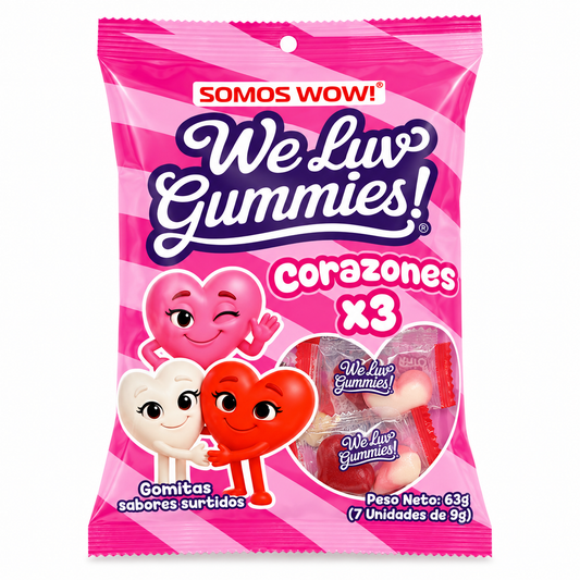 CORAZONES X3