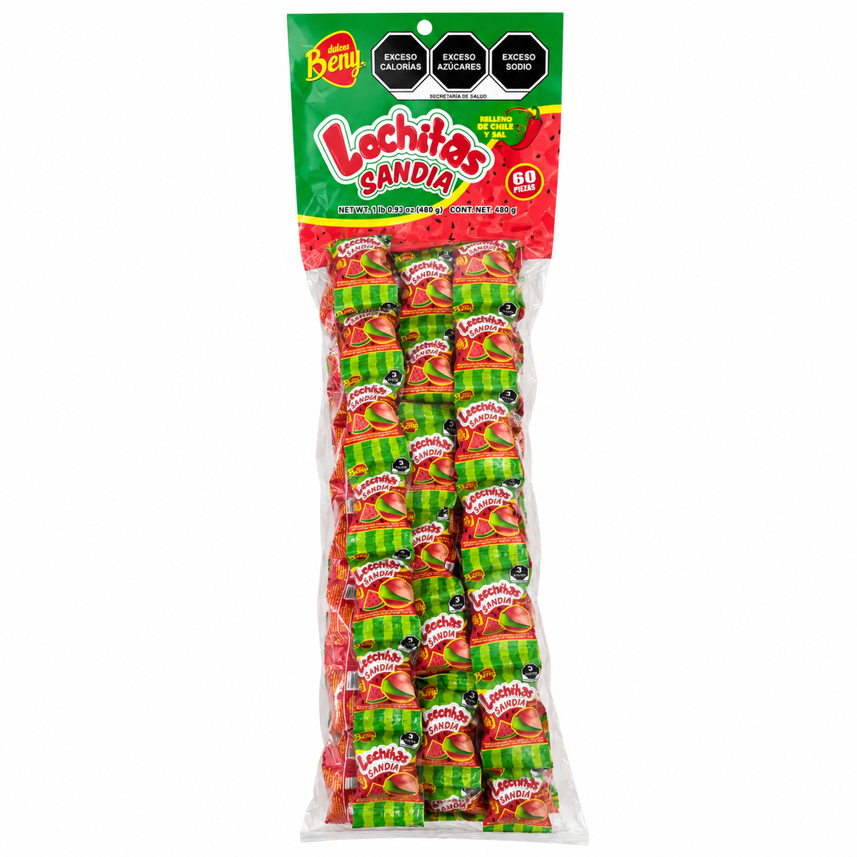 LOCOCHAS TIRAS SANDIA