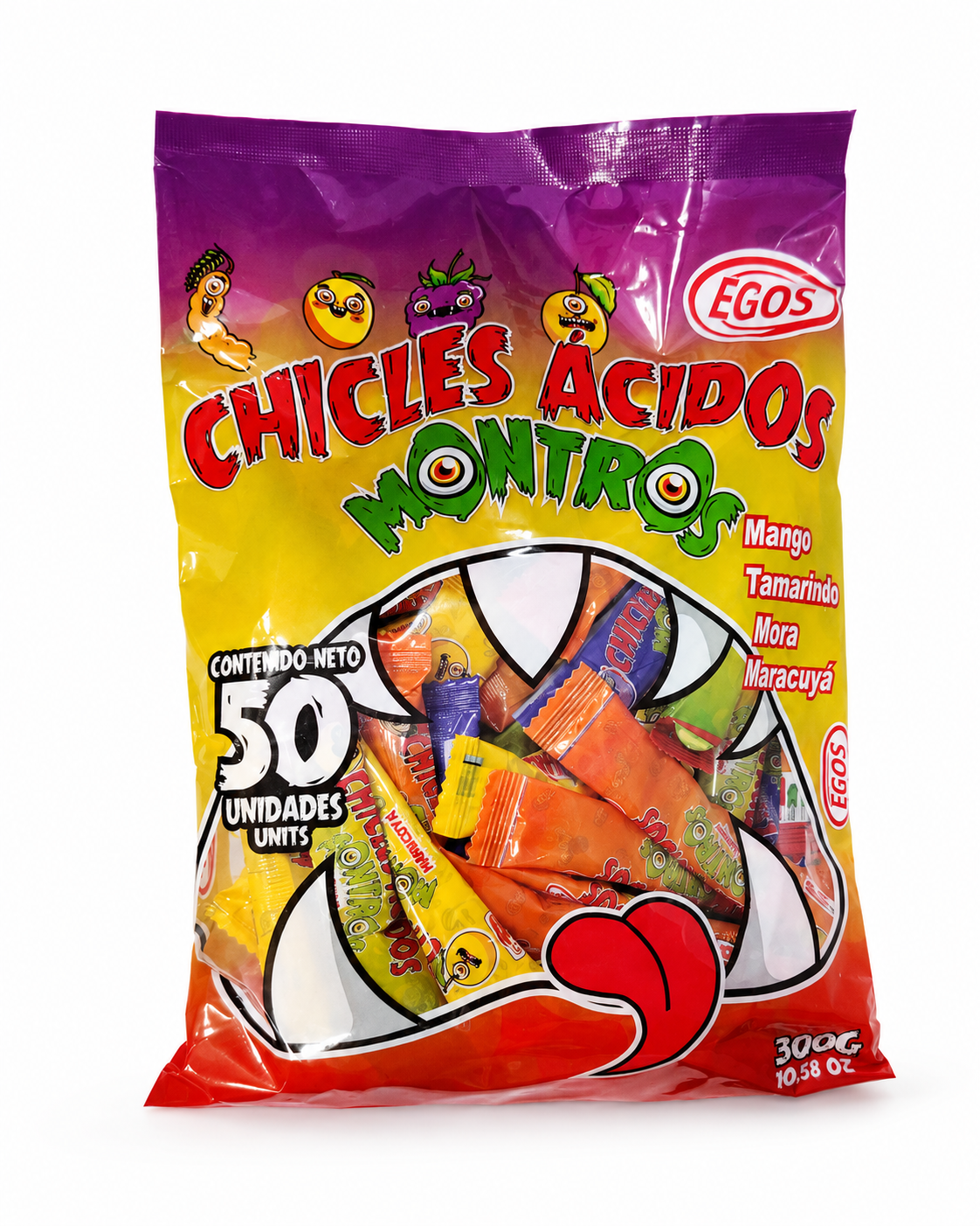 MONTROS CHICLES ACIDOS X50U