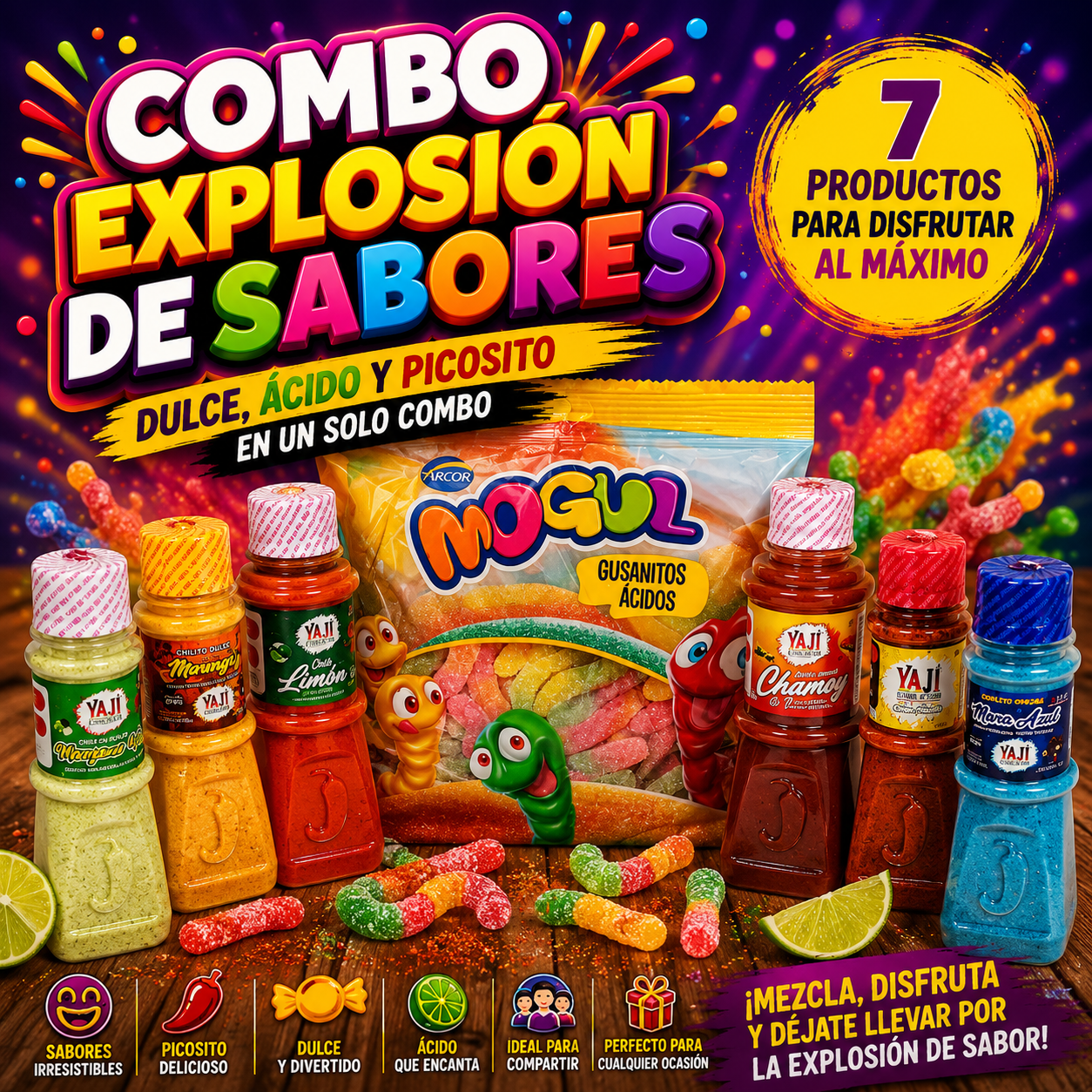 COMBO EXPLOSION DE SABORES