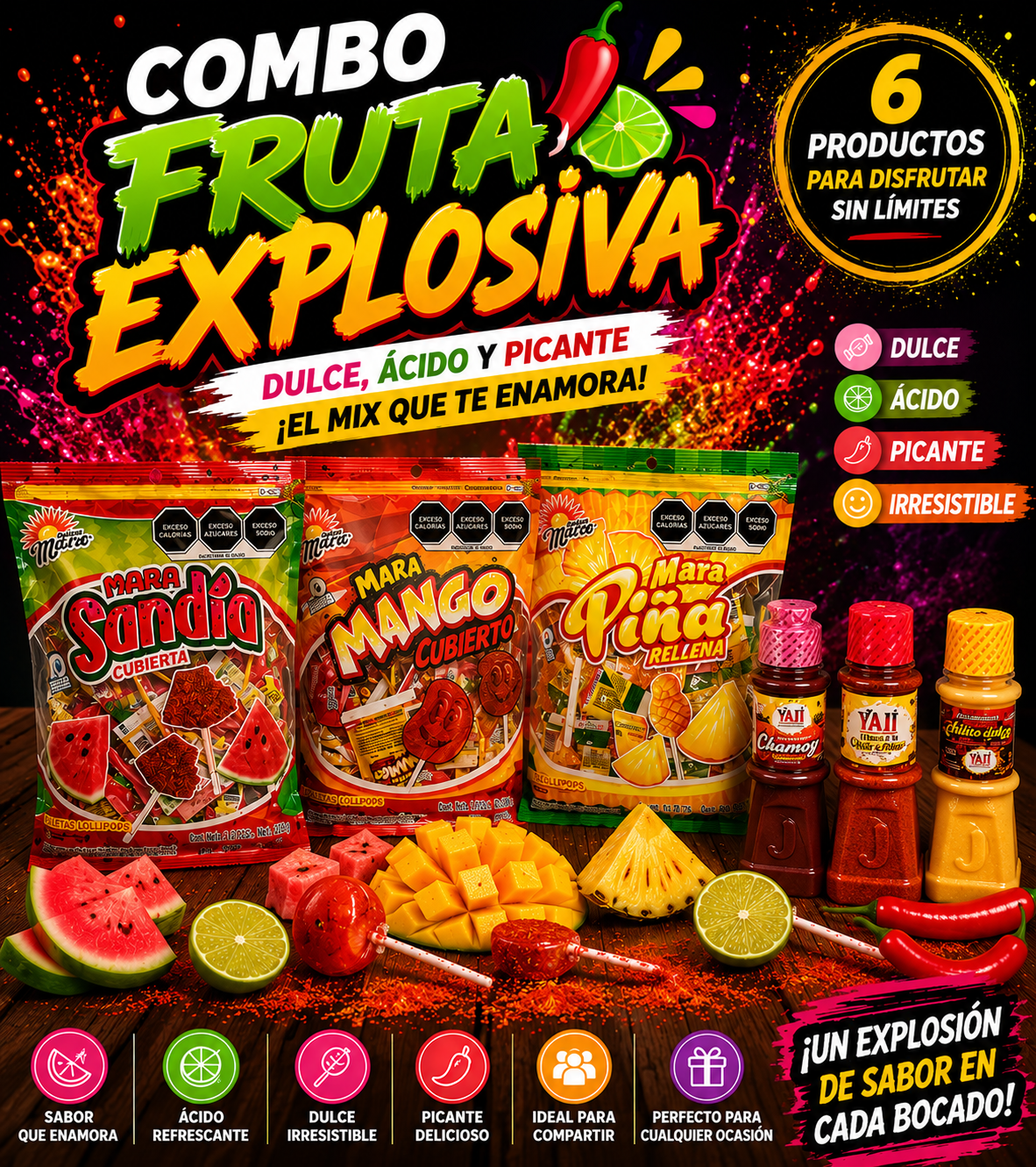 COMBO FRUTA EXPLOSIVA