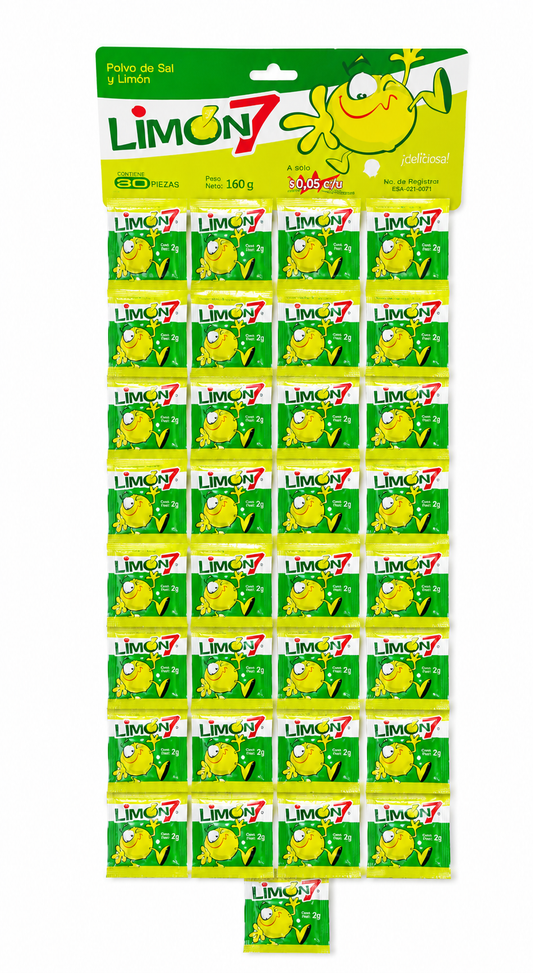 LIMON 7 POLVO 80U