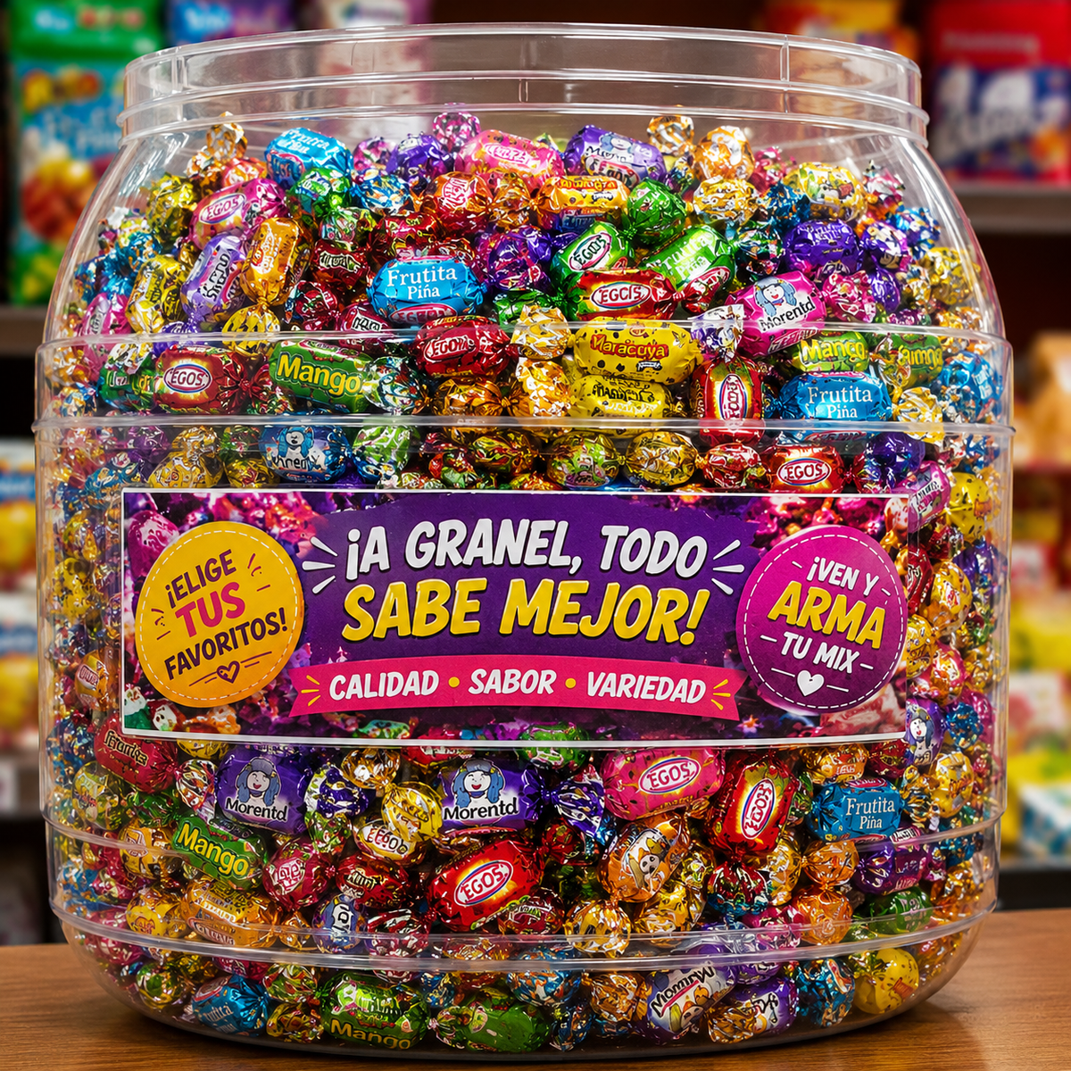 CARAMELO GRANEL TOFFE ECONOMICO