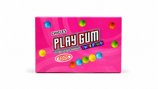 CHICLE PLAYGUM TUTTI FRUTTY X24U