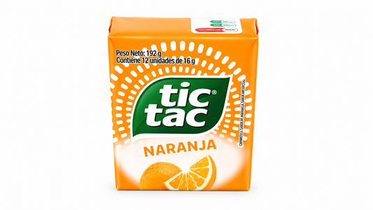 TIC TAC NARANJA 12U