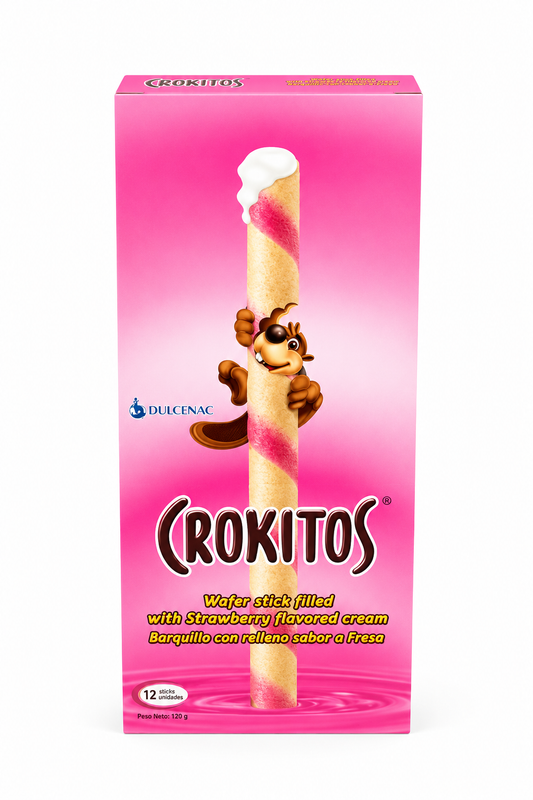 CROKITOS FRESA 12U