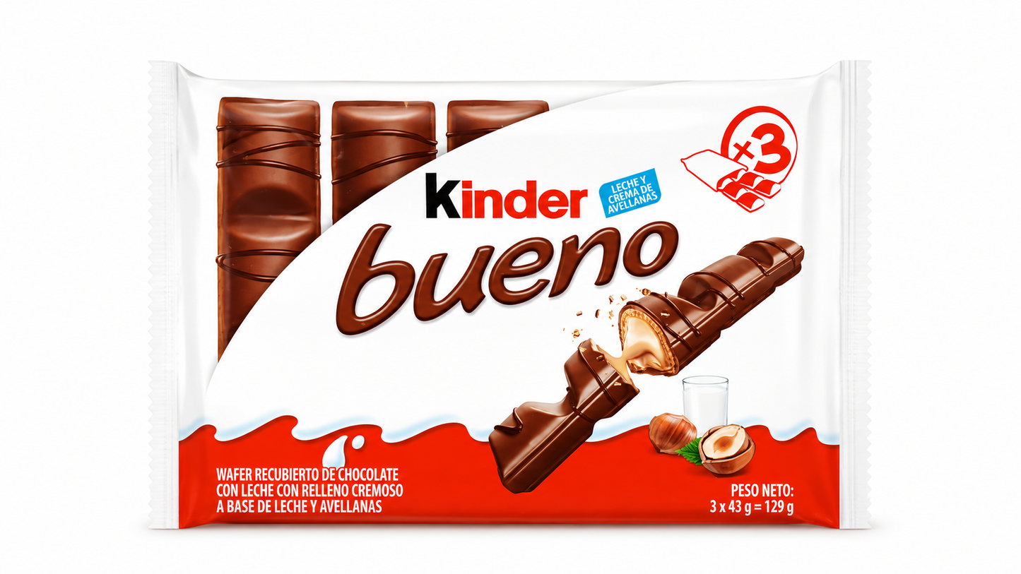 KINDER BUENO GALLETA 3U