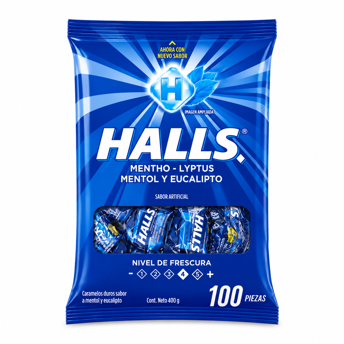 HALLS MENTOL 100U