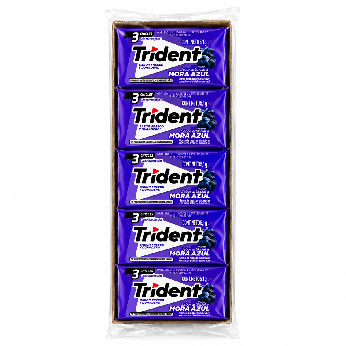 TRIDENT 3S MORA AZUL