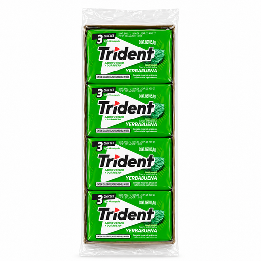 TRIDENT 3S YERBA BUENA