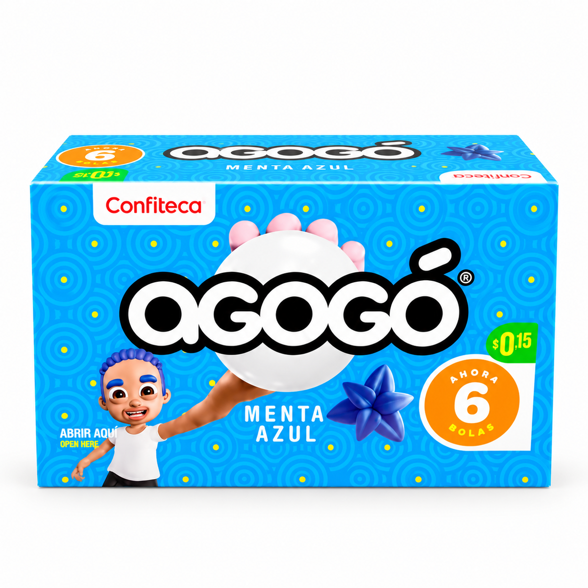 AGOGO MENTA AZUL X24U