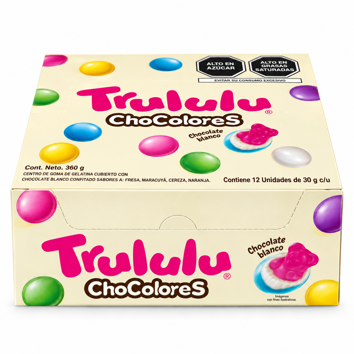 TRULULU CHOCOLRES BLANCO X12U