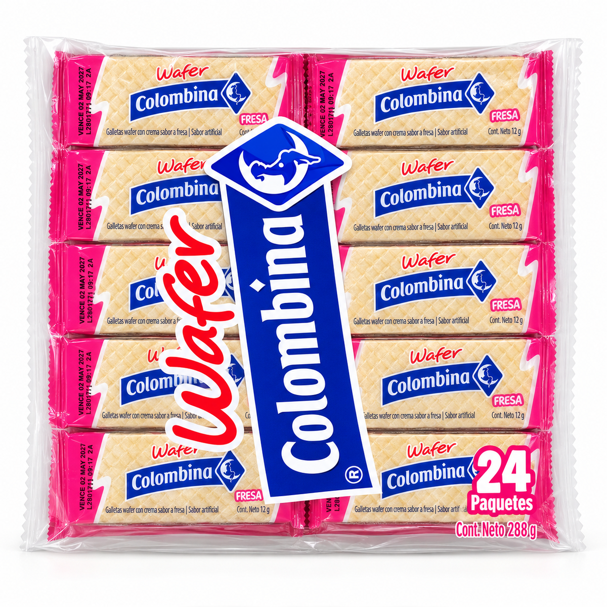 WAFER COLOMBINA FRESA