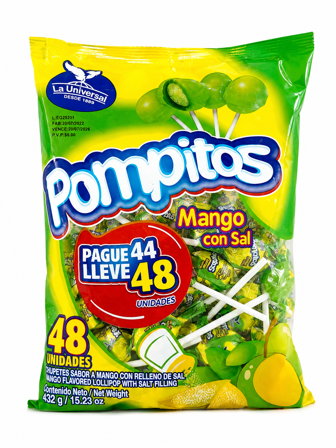 POMPITOS MANGO SAL