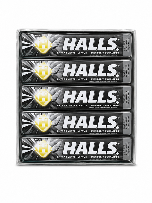 HALLS 9S EXTRA FUERTE