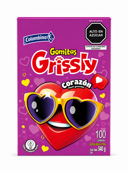 GRISSLY CORAZON CAJA 100U
