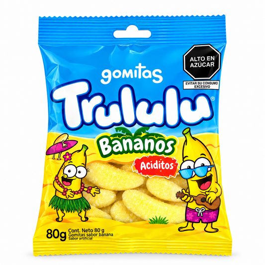 TRULULU BANANOS 80G