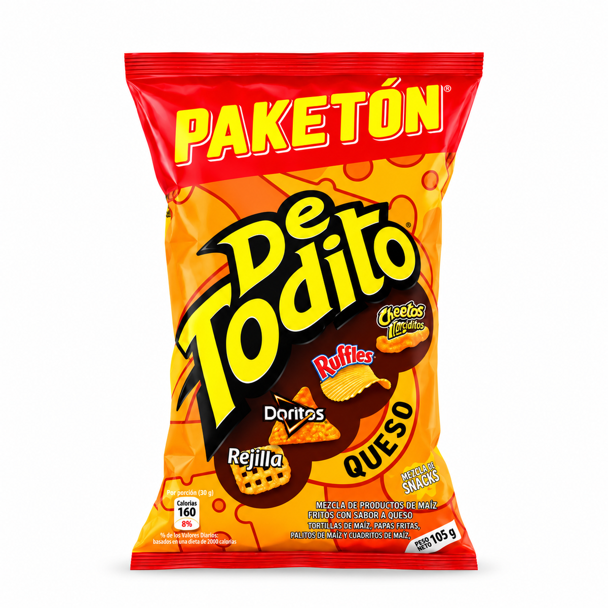 DE TODITO QUESO PAKETON 98G