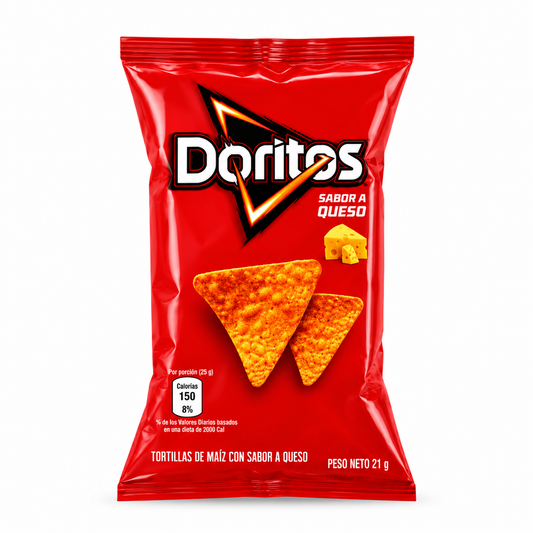 DORITOS QUESO TIRA 12U