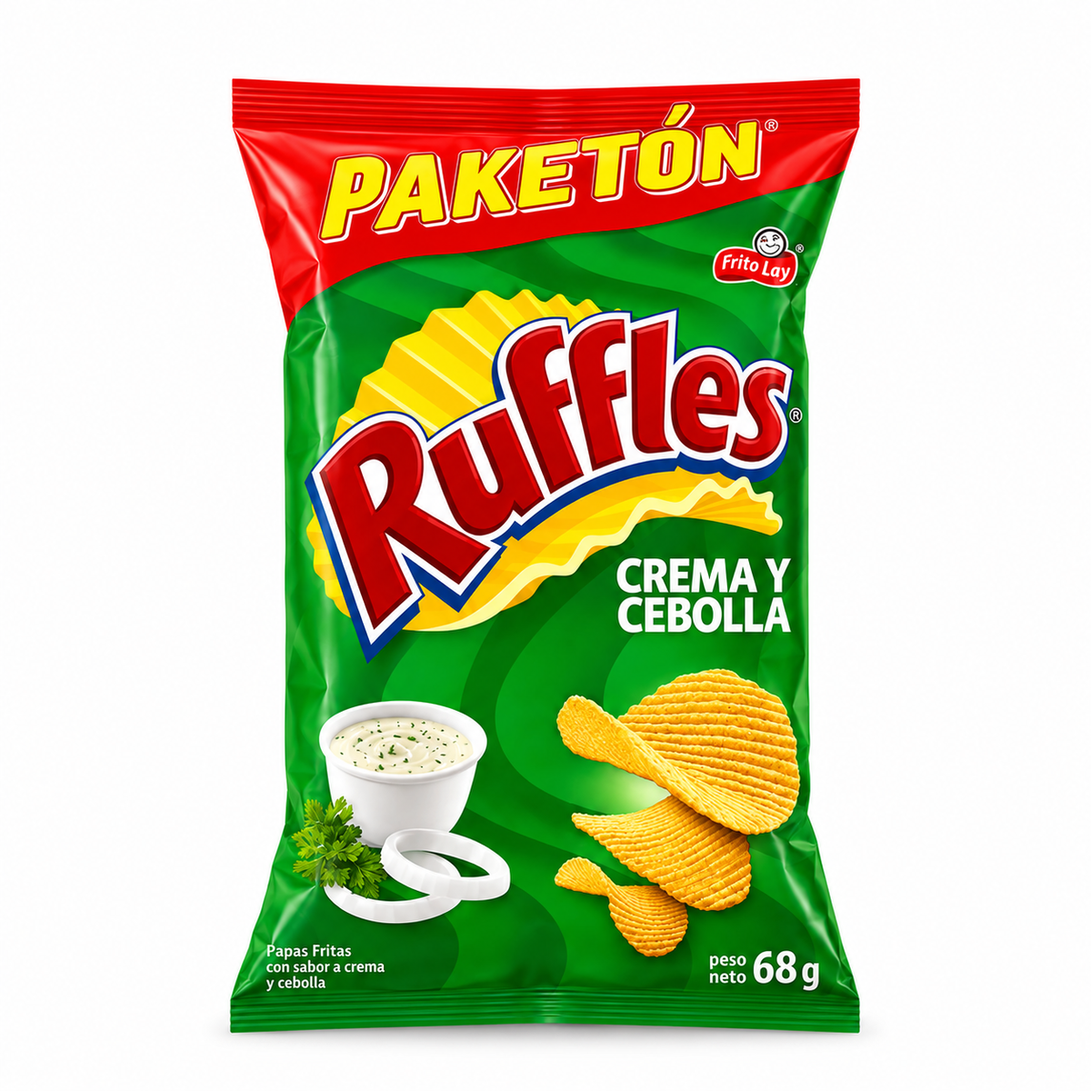 RUFFLES PAKETON CREMA Y CEBOLLA