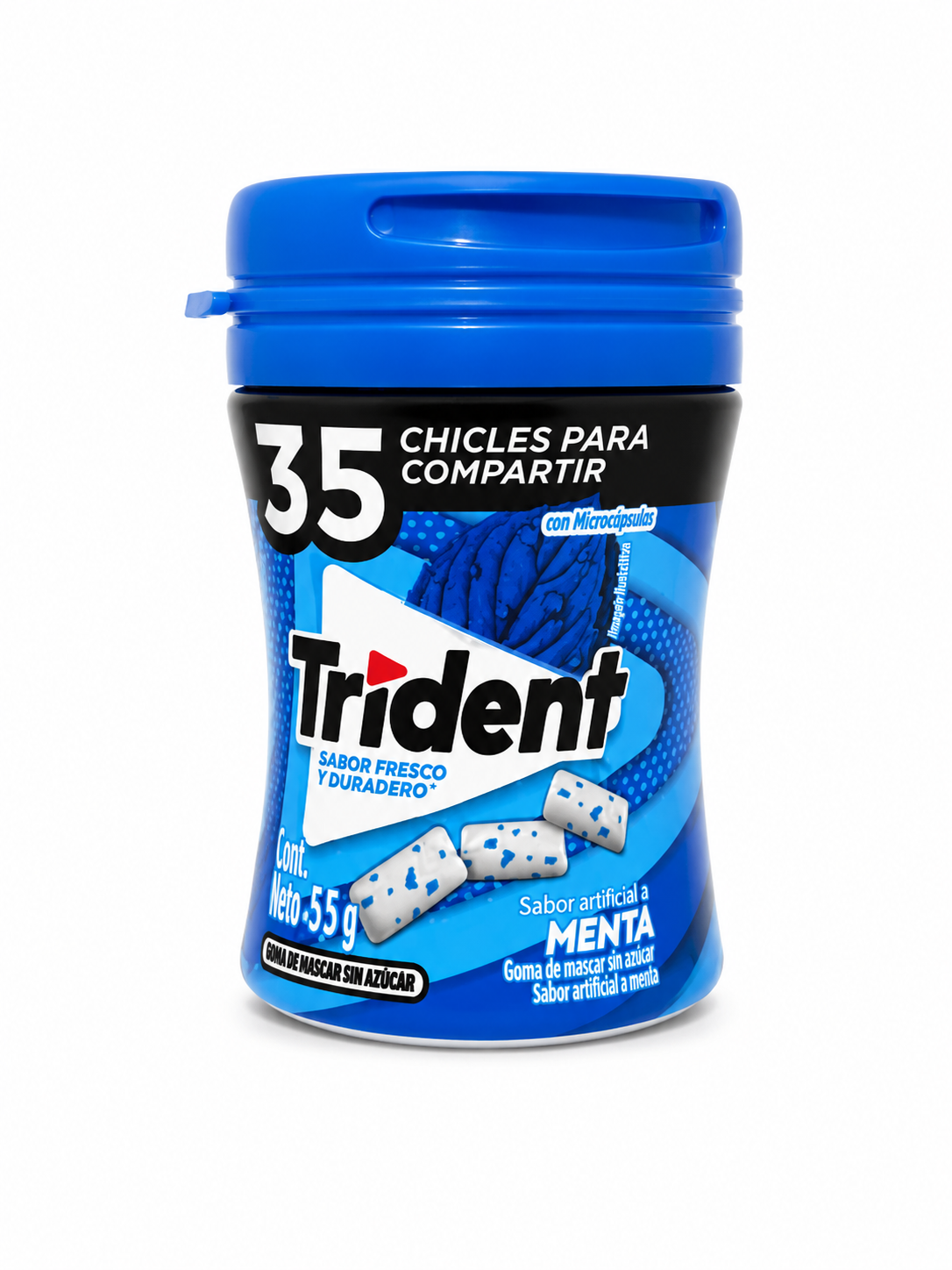 TRIDENT MENTA BOTELLA