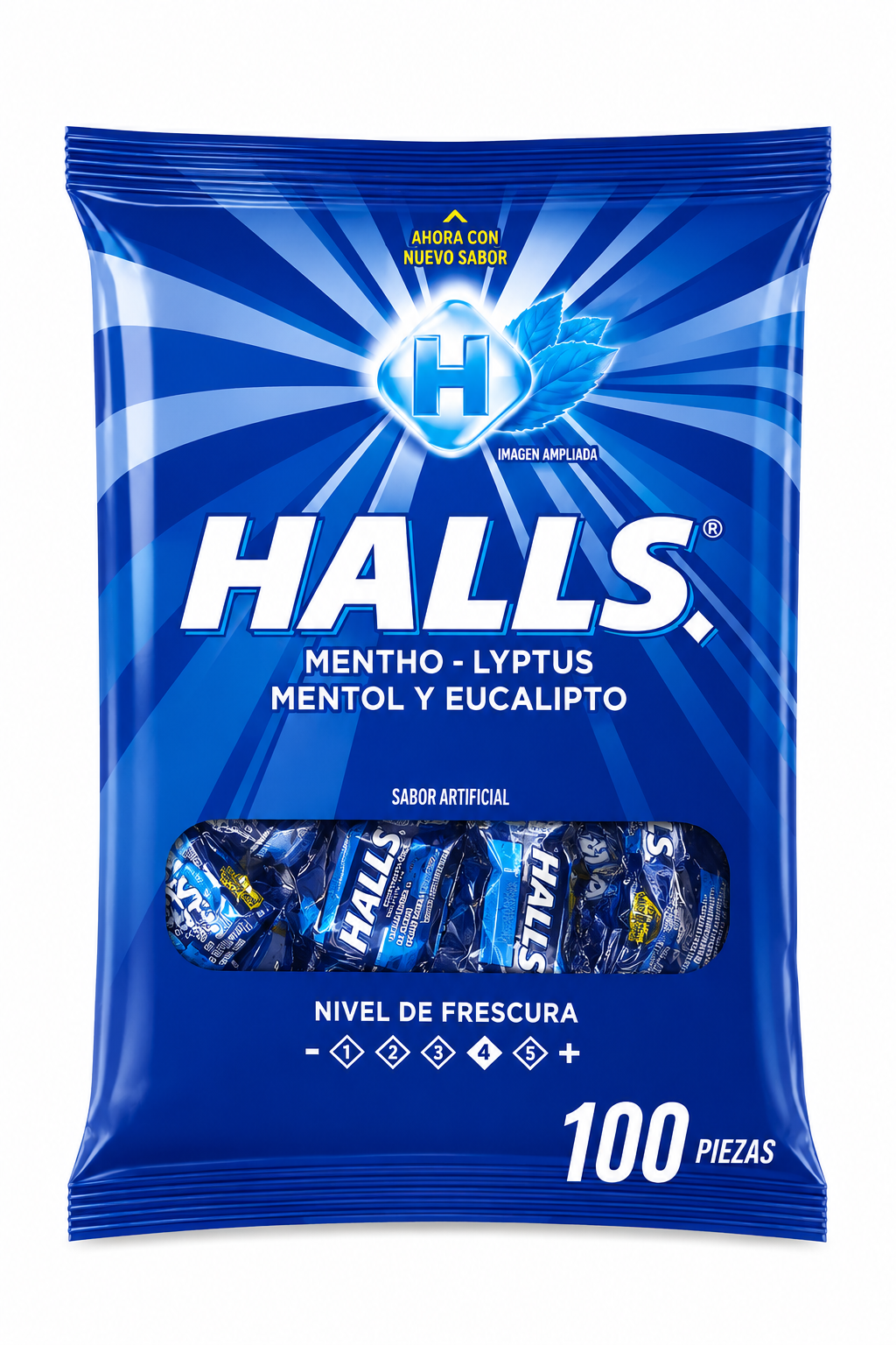 HALLS MENTOL 100U
