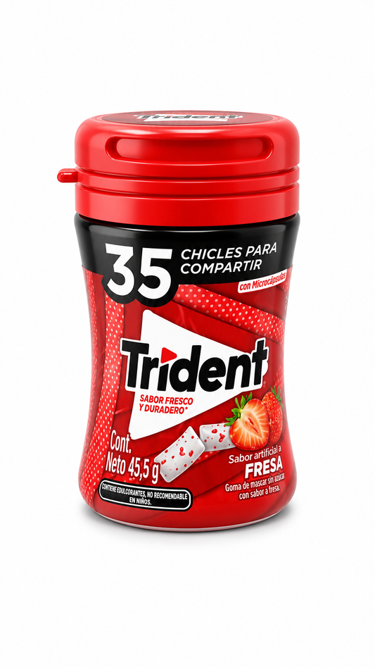 TRIDENT FRESA BOTELLA