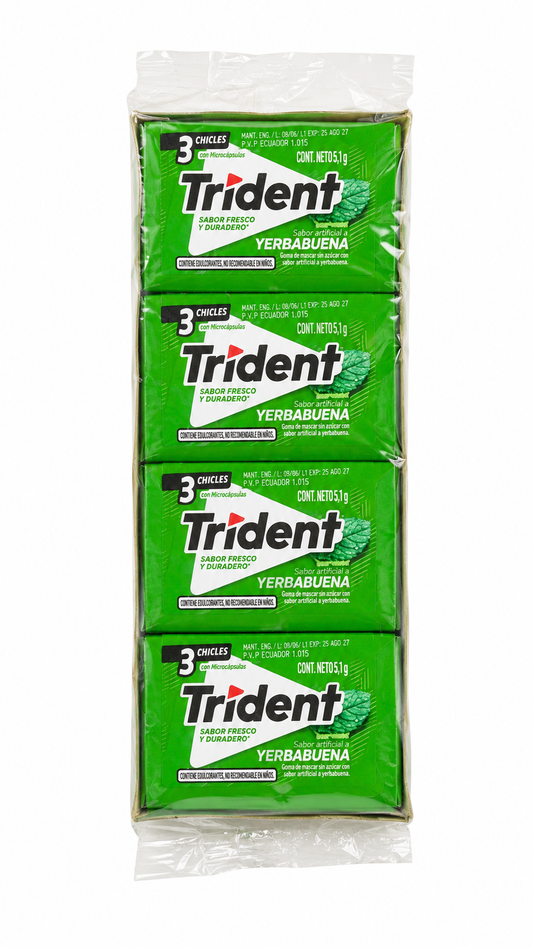 TRIDENT 3S YERBA BUENA