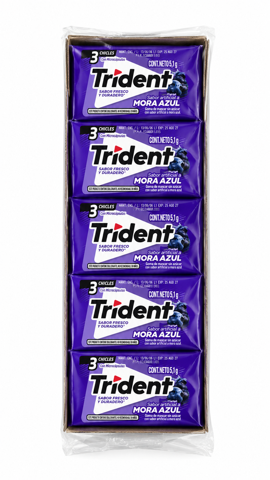 TRIDENT 3S MORA AZUL