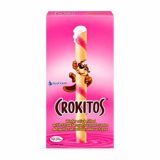 CROKITOS FRESA 12U