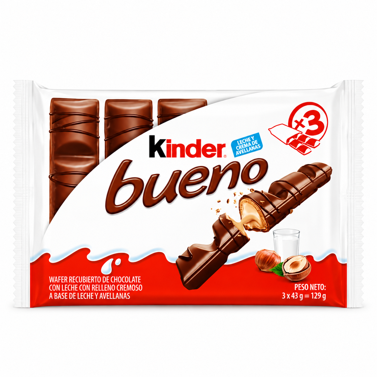 KINDER BUENO GALLETA 3U