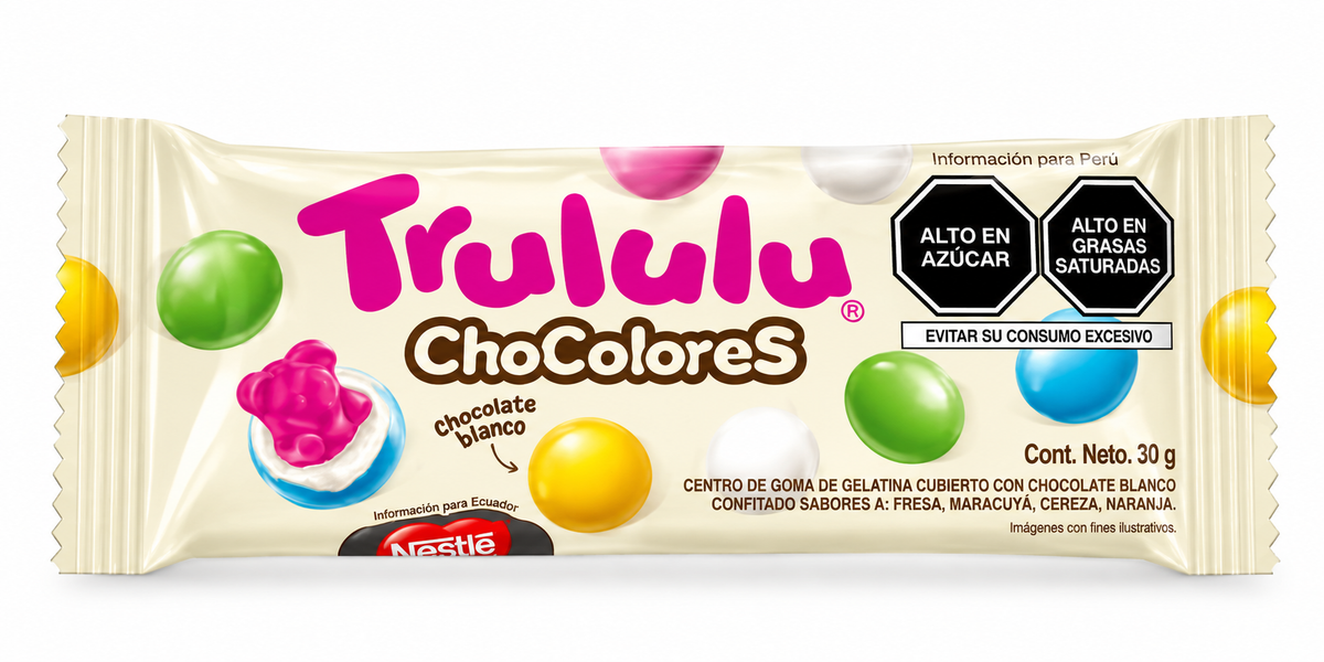 TRULULU CHOCOLRES BLANCO X12U