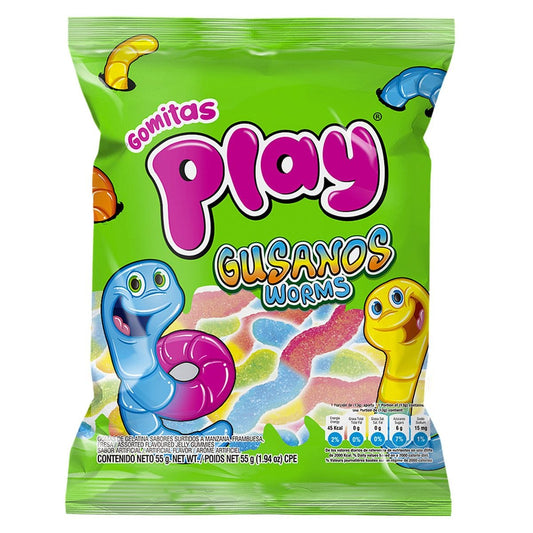 PLAY GUSANOS ACIDOS 55G